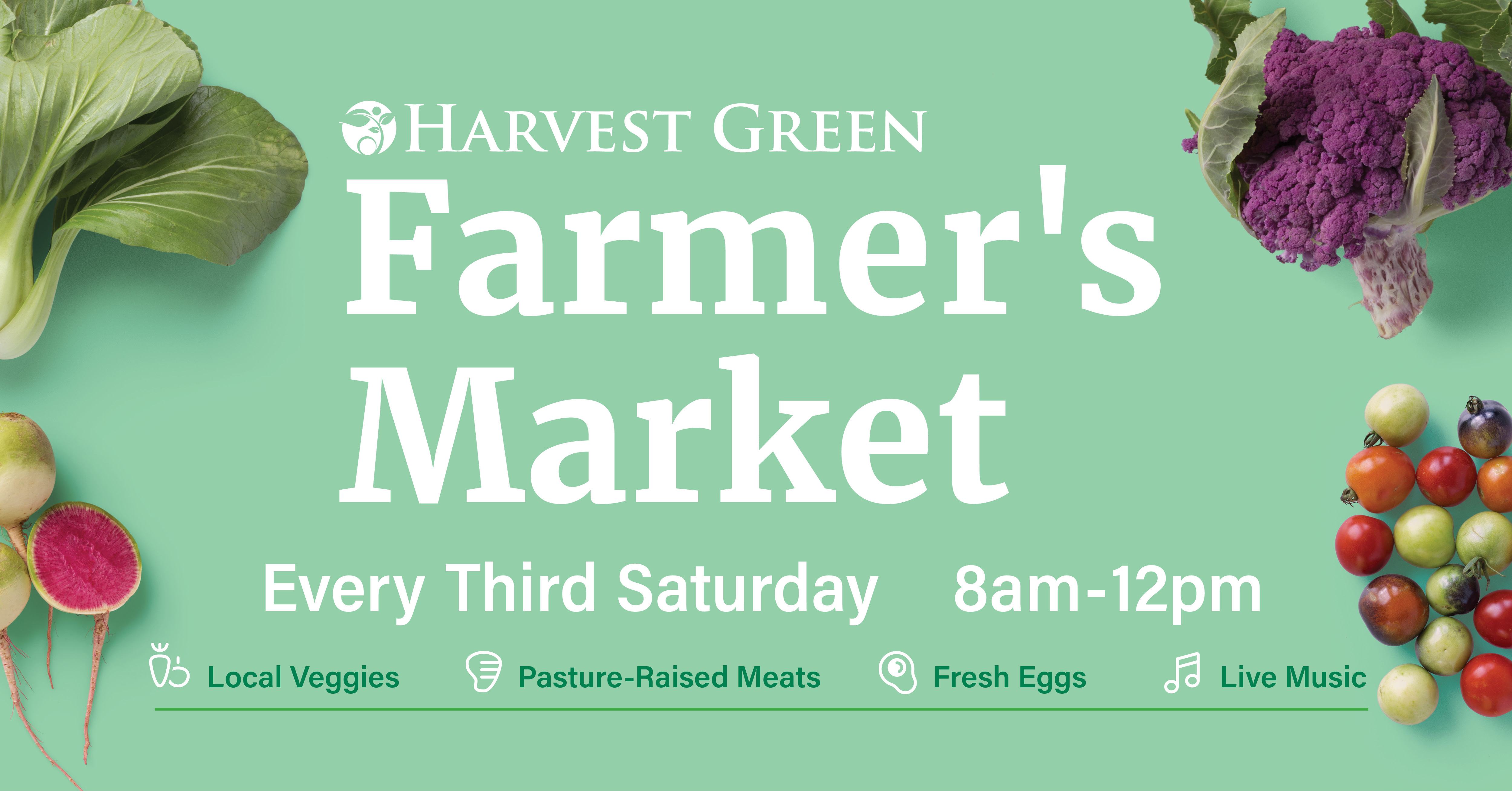Farmer's Market October 16, 2021 Harvest Green Events